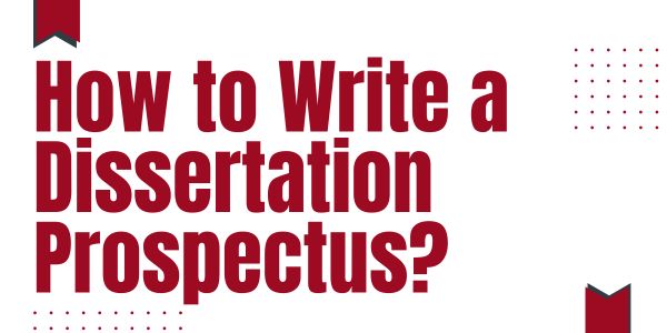 How to Write a Dissertation Prospectus